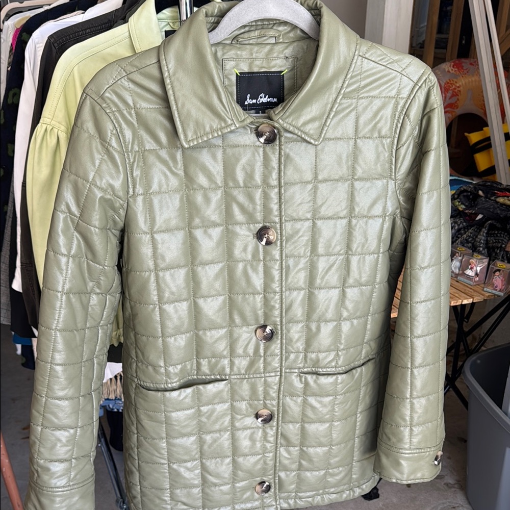 Olive Quilted Jacket